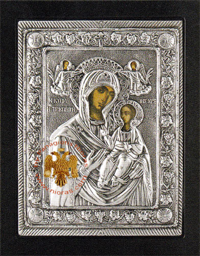 Theotokos Panagia Trypiti Aluminum Icon